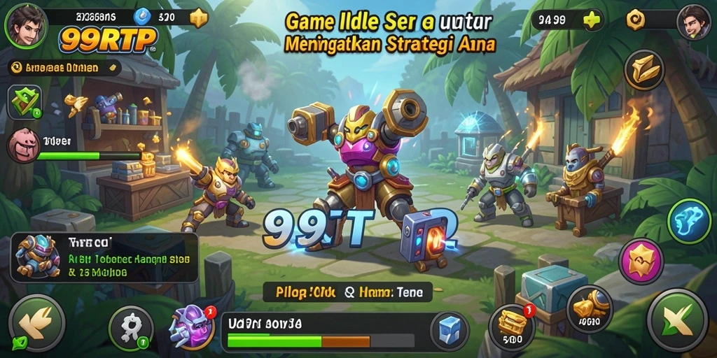 Tampilan gameplay <strong>99RTP</strong> yang menarik dengan mekanisme Idle.