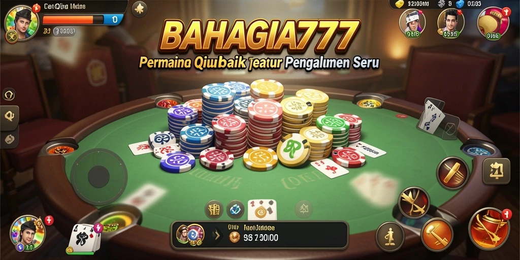 Tampilan gameplay QiuQiu yang menarik di BAHAGIA777.