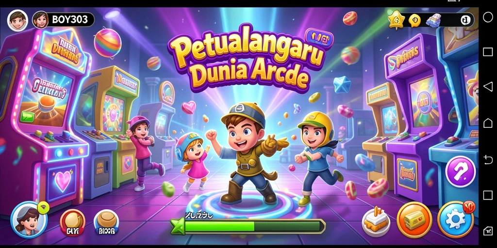 Gameplay BOY303 yang seru dalam dunia Arcade yang menantang.