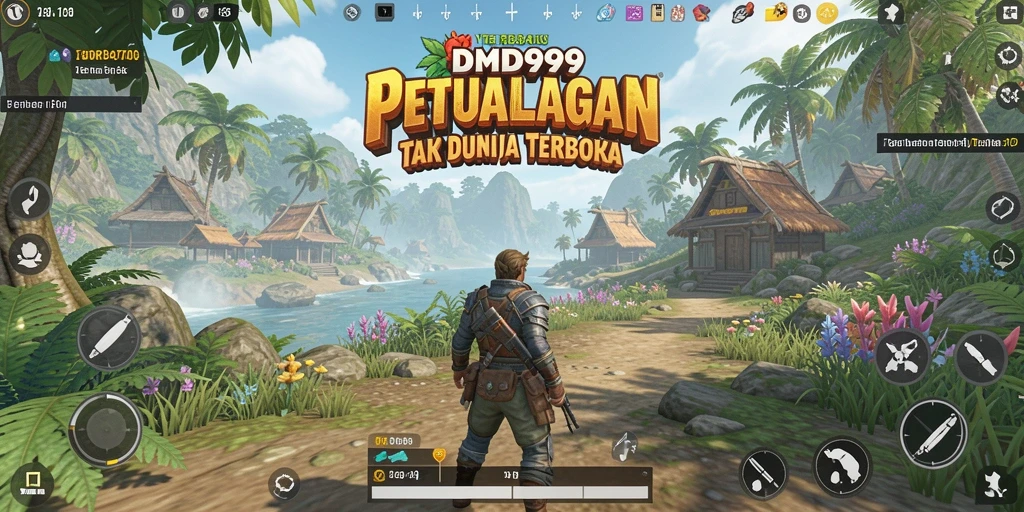 Tampilan gameplay menakjubkan dari dunia terbuka DMD999.