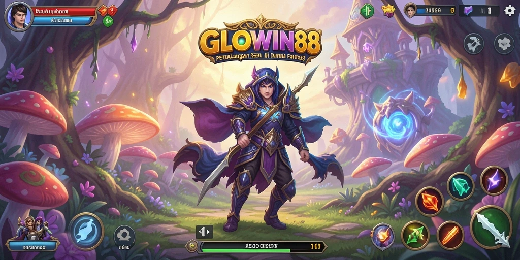 Tampilan utama GLOWIN88 menunjukkan aksi mendebarkan dalam petualangan.