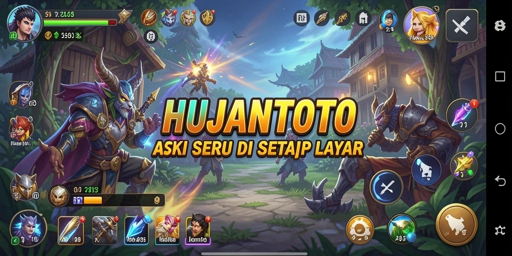 Gambaran seru dari gameplay HUJANTOTO yang penuh aksi.