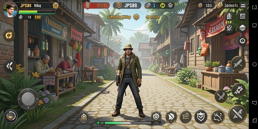 Screenshot JPS88 menunjukkan gameplay seru dalam simulasi kehidupan.