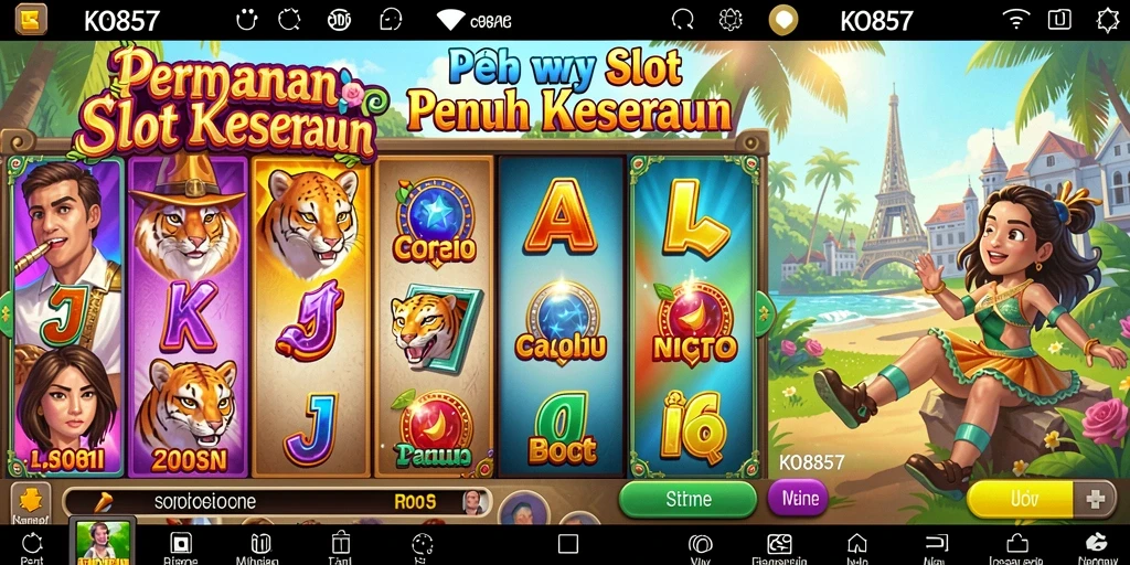 Tampilan gameplay KO857 yang menarik dan interaktif.