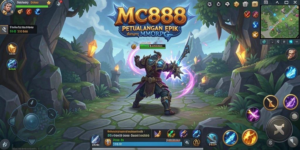 Screenshot gameplay MC888 menampilkan aksi seru dalam petualangan MMORPG.