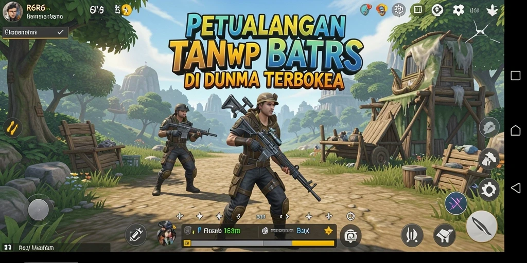Screenshot menampilkan aksi seru dalam dunia terbuka R6R6.
