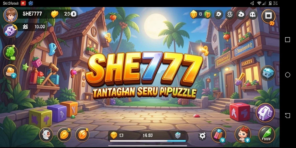 Tangkapan layar gameplay SHE777 menampilkan tantangan puzzle yang menarik.