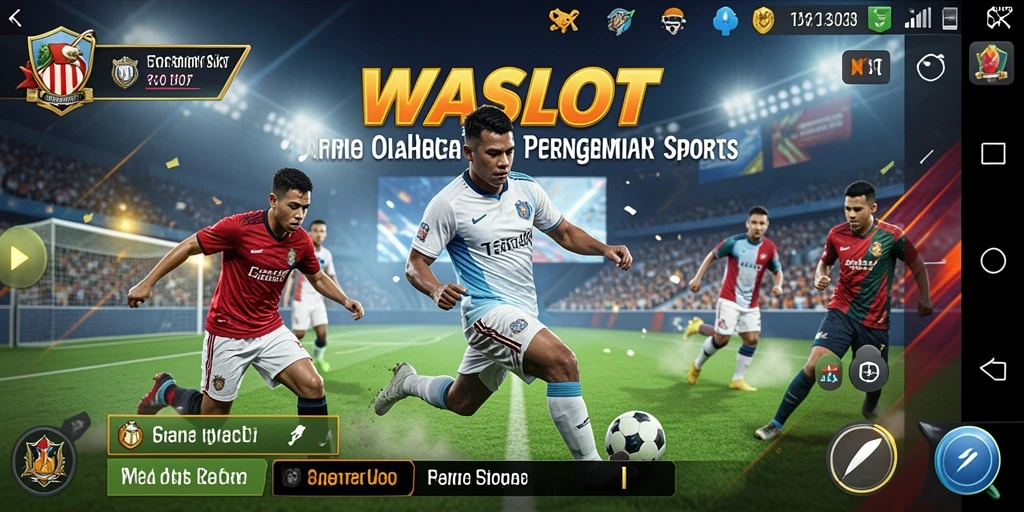 Tampilan gameplay <strong>WASLOT</strong> yang penuh aksi dan dinamis di dunia olahraga.