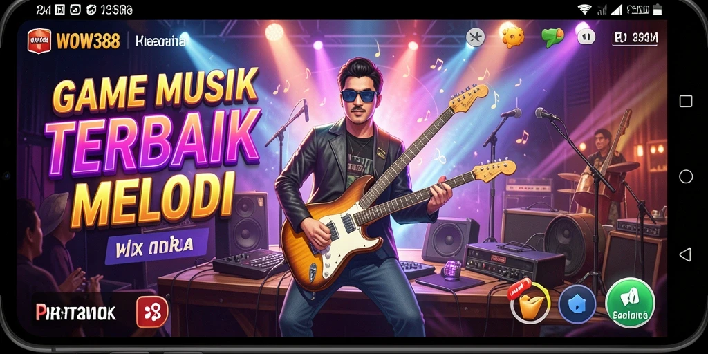 Tampilan gameplay WOW388 menunjukkan keseruan interaksi musik.